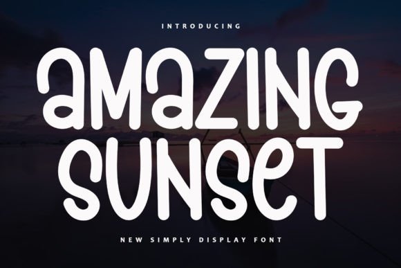 Amazing Sunset: A Script Font That Elevates Real Small Business Branding