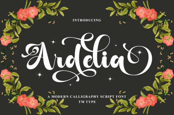 Ardelia Script Font for Handmade & Printable Creations