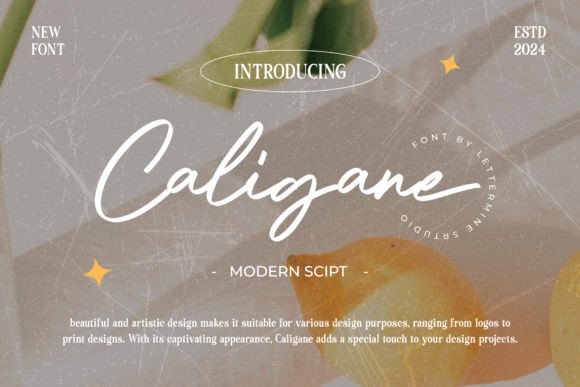 Caligane: A Modern Script Font That Elevates Digital Branding