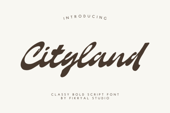 Cityland: A Script Font That Commands Attention in Campaigns