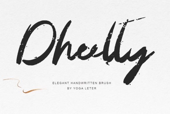Dheelty: A Handwritten Brush Font That Feels Like Your Best Creative Instinct
