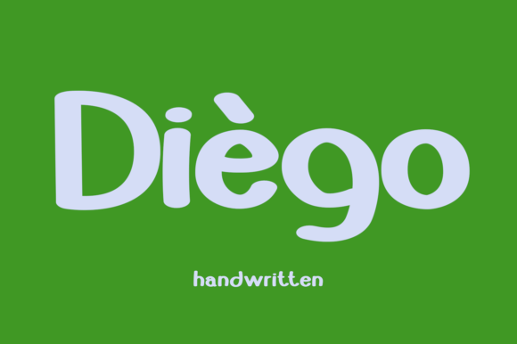 Diego: A Handwritten Font That Feels Human on Every Screen