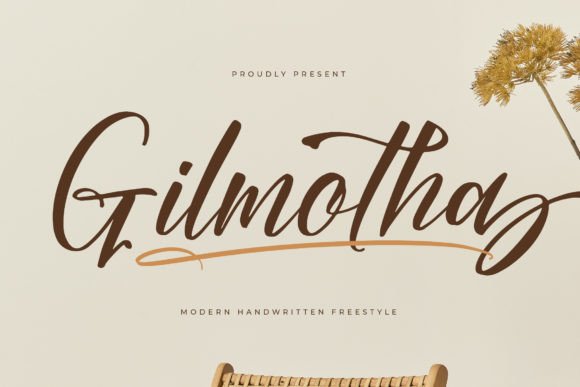 Gilmotha: A Refined Script Typeface for Digital Branding