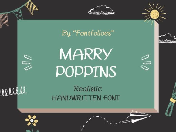 Marry Poppins: A Whimsical Yet Polished Script Font for Digital Brands