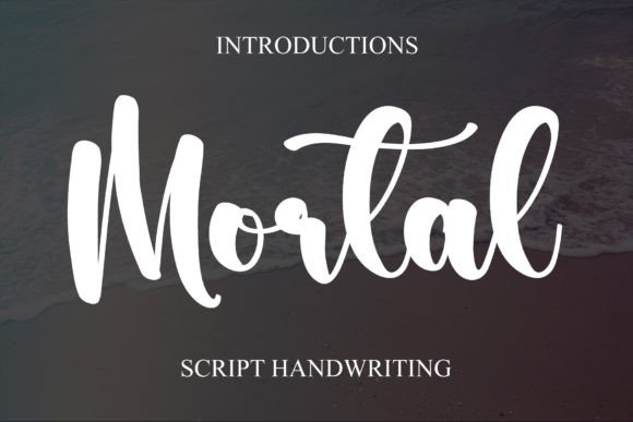 Mortal Font: A Heartfelt Script for Small Business Branding