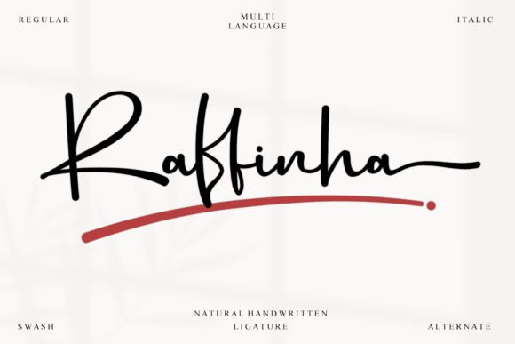 Raffinha: A Handcrafted Script Font for Editorial Authenticity