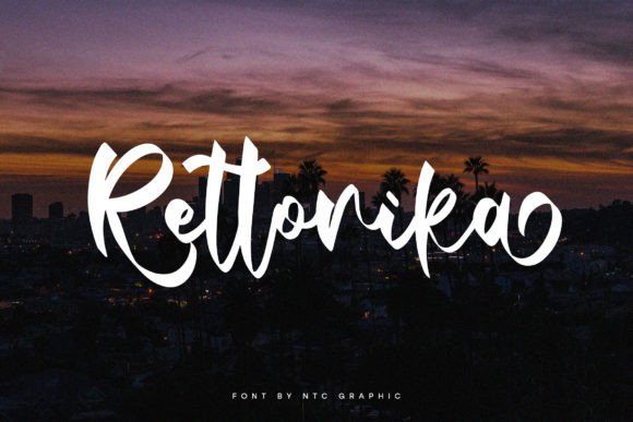 Rettorika: A Handwritten Script Font That Works in Real Campaigns