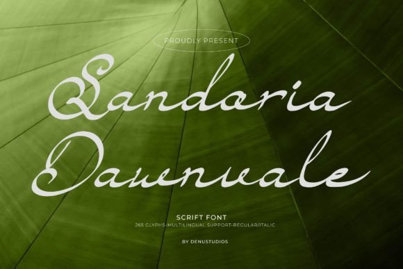 Sandoria Dawnvale: A Luxury Script Font for Authentic Brand Identity