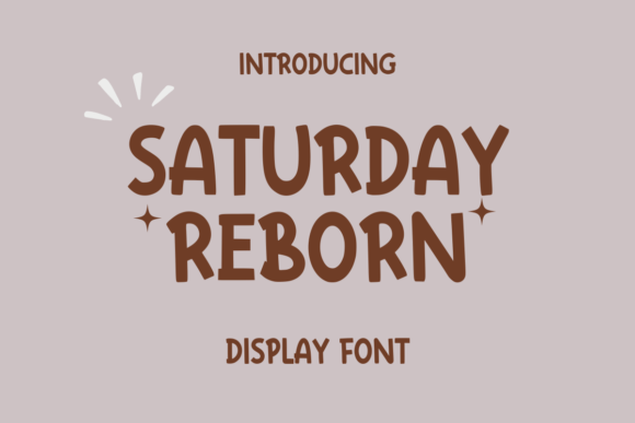 Saturday Reborn: A Playful Handwritten Font for Digital Branding