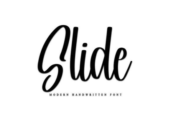 Slide: A Script Font That Elevates Campaign Headlines