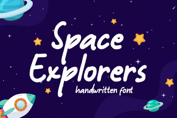 Space Explorers: A Playful, Professional Handwritten Font for Small Brands