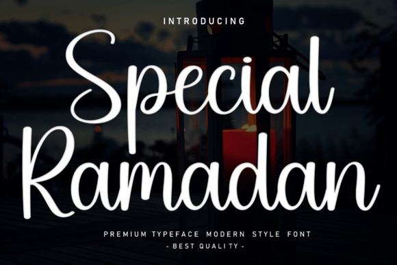 Special Ramadan: A Handwritten Script Font for Editorial Elegance