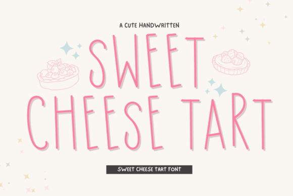 Sweet Cheese Tart: A Handwritten Script Font for Crafters