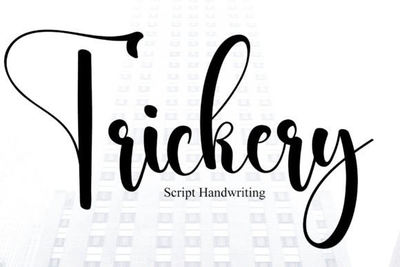 Trickery: A Handwritten Font That Feels Like Home