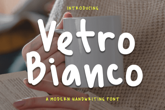 Vetro Bianco: A Handwritten Script Font That Feels Human, Not Hype